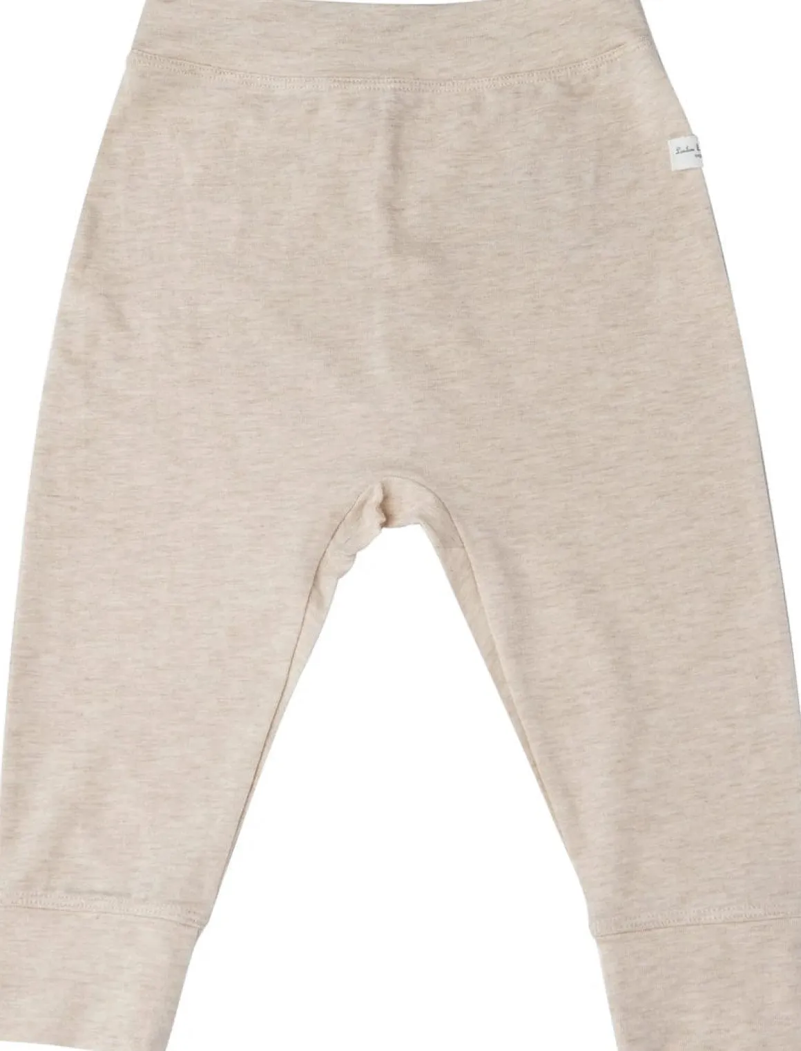 Loulou Lollipop Pants in TENCEL - Heather Oatmeal (3-6 M)