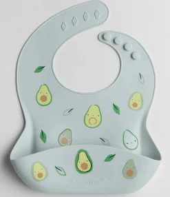 Loulou Lollipop Silicone Bib - Avocado
