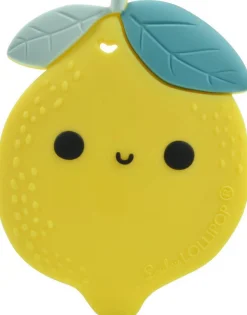 Loulou Lollipop Silicone Teether - Lemon