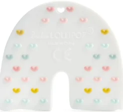 Loulou Lollipop Silicone Teether - Pastel Rainbow