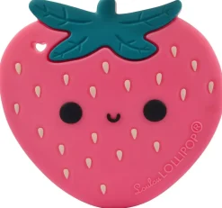 Loulou Lollipop Silicone Teether - Strawberry