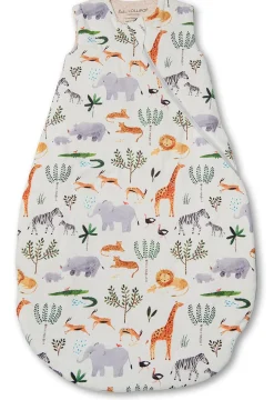Loulou Lollipop SS23 TENCEL Sleep Bag 1.0 Tog - Safari Jungle (0-6 M)