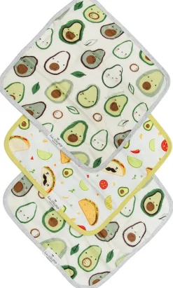 Loulou Lollipop Washcloth 3-Piece Set - Avocado