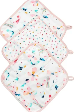 Loulou Lollipop Washcloth 3-Piece Set - Butterfly