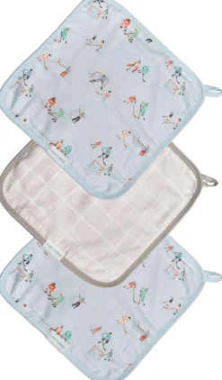 Loulou Lollipop Washcloth 3-Piece Set - Ice hockey