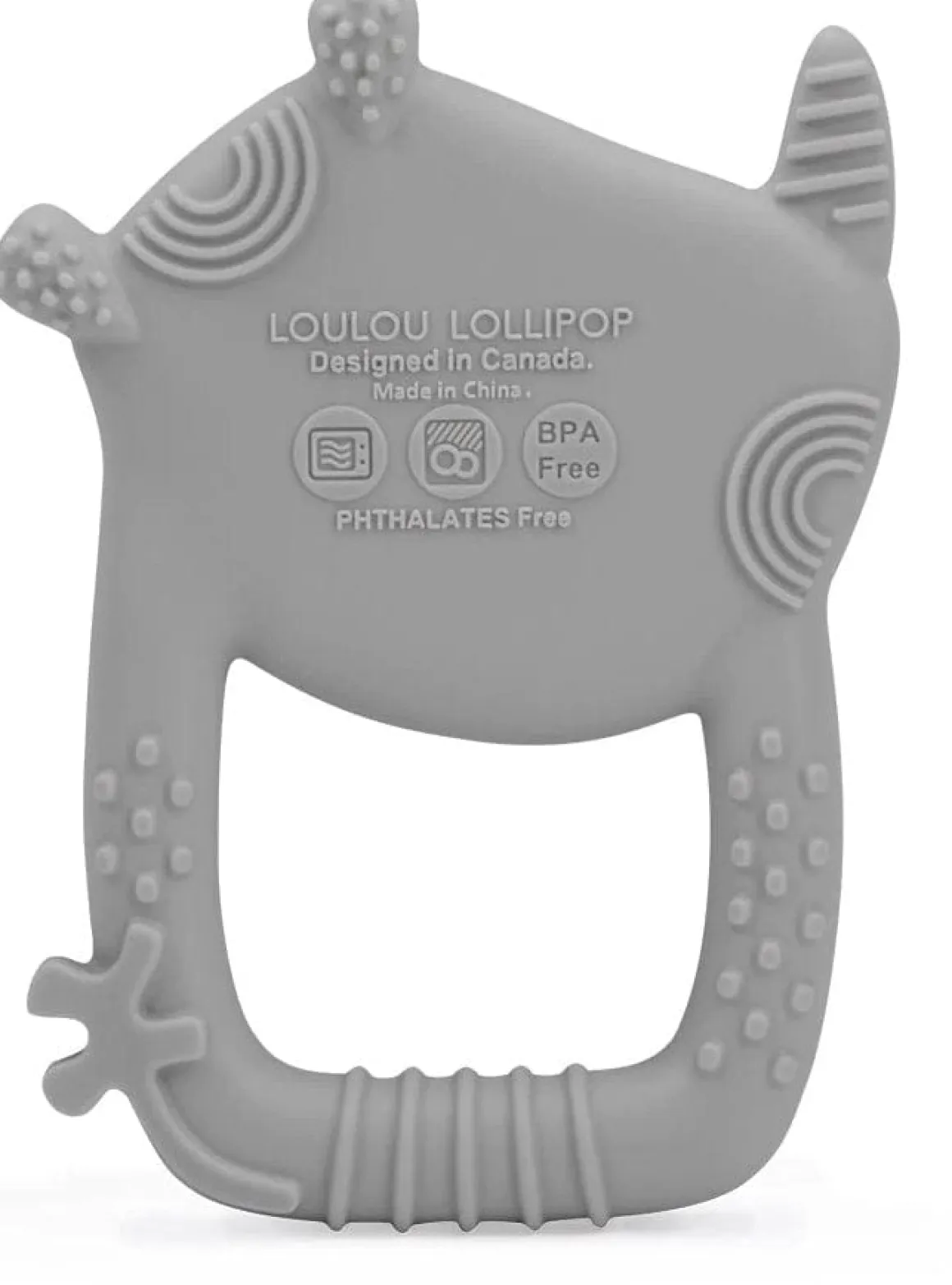 Loulou Lollipop Wild Teether - Rhino