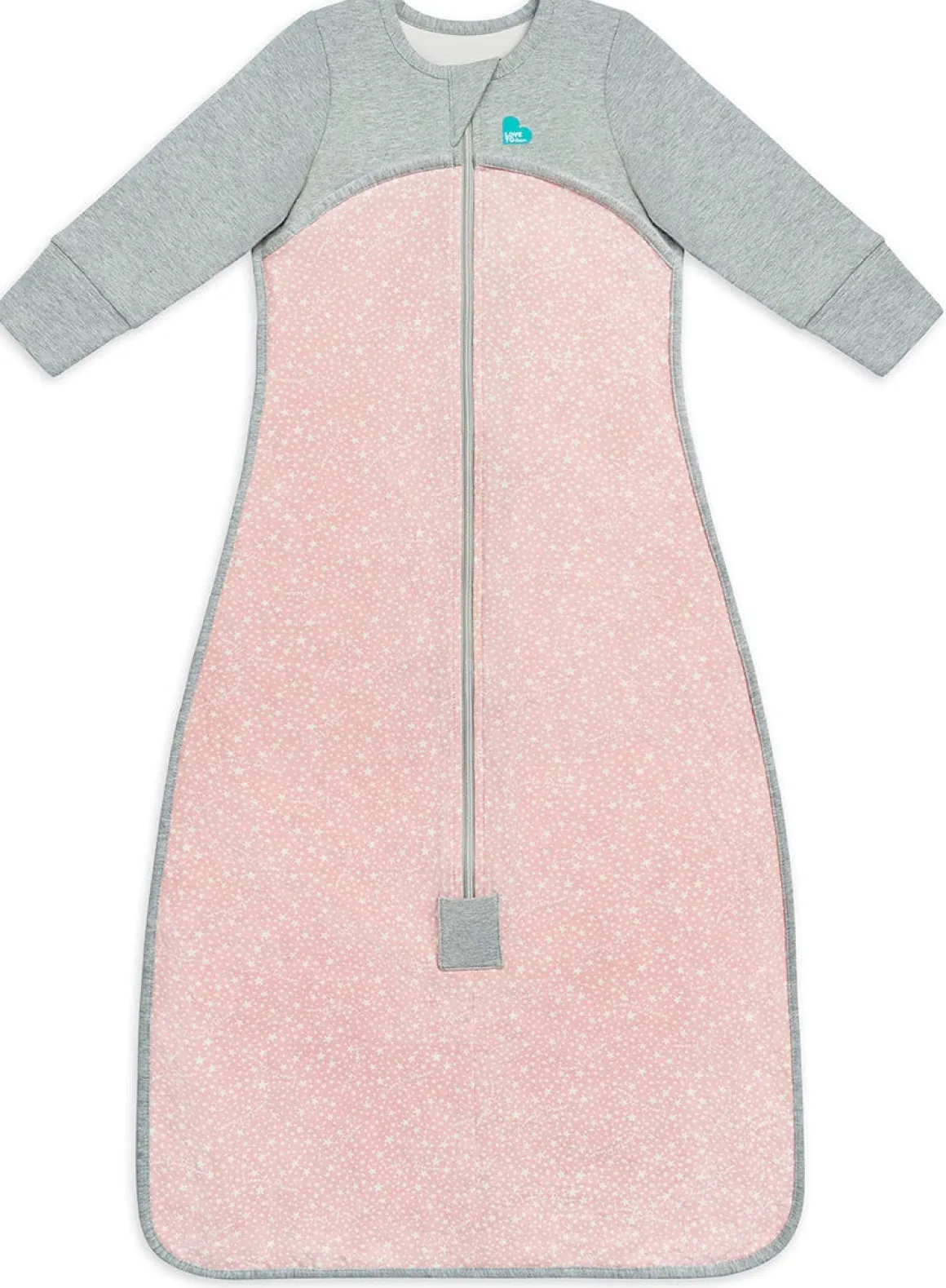 Love To Dream Long Sleeve Sleep Bag Original Cotton Moderate, 18-36 M - Stardust Dusty Pink