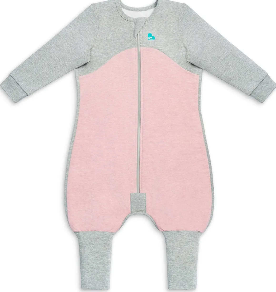 Love To Dream Long Sleeve Sleep Suit Organic Cotton Mild, 12-24 M - Dusty Pink