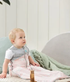 Love To Dream Sleep Bag Organic Cotton Lite .2 TOG, 18-36 M, Daydream Dusty Pink