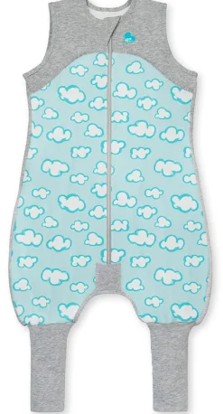 Love To Dream Sleep Suit Organic Lite .2 TOG, 6-12 M - Daydream Turquoise