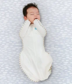 Love To Dream Swaddle UP Organic 1.0 TOG, Small - Cream