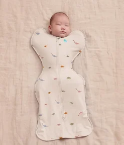 Love To Dream Swaddle UP Original 1.0 TOG, Newborn - Cream Dinosnore