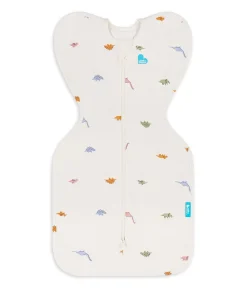 Love To Dream Swaddle UP Original 1.0 TOG, Newborn - Cream Dinosnore