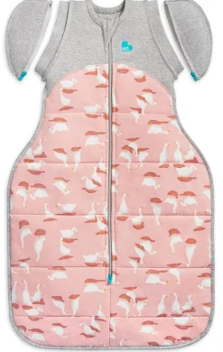 Love To Dream Swaddle UP Transition Bag Quilted Cotton 2.5 TOG, Large - Silly Goose Dusty Pink