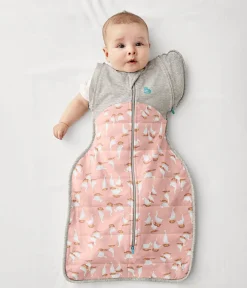 Love To Dream Swaddle UP Transition Bag Quilted Cotton 2.5 TOG, Large - Silly Goose Dusty Pink