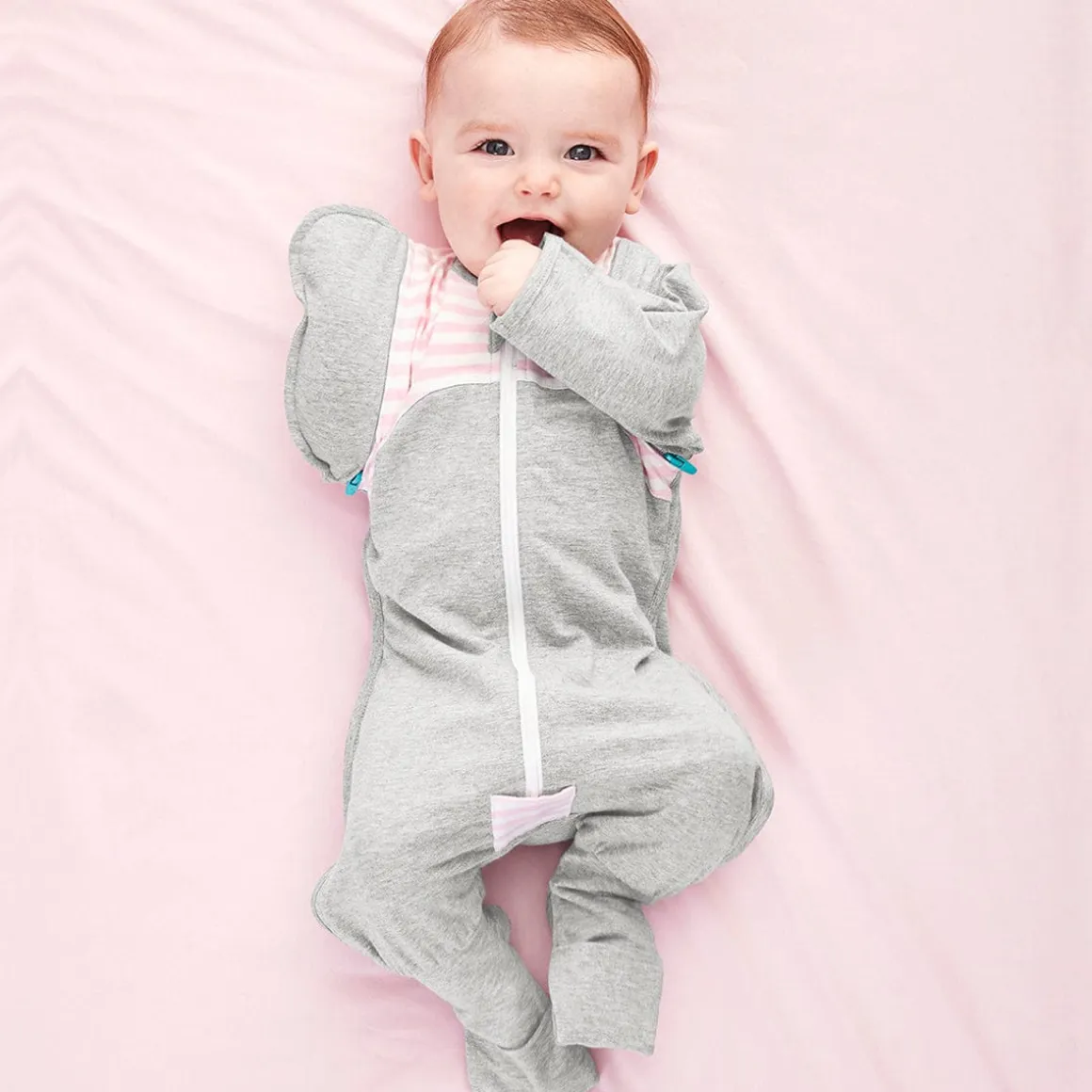 Love to Dream Swaddle UP Transition Suit, 1.0 TOG, Medium - Pink