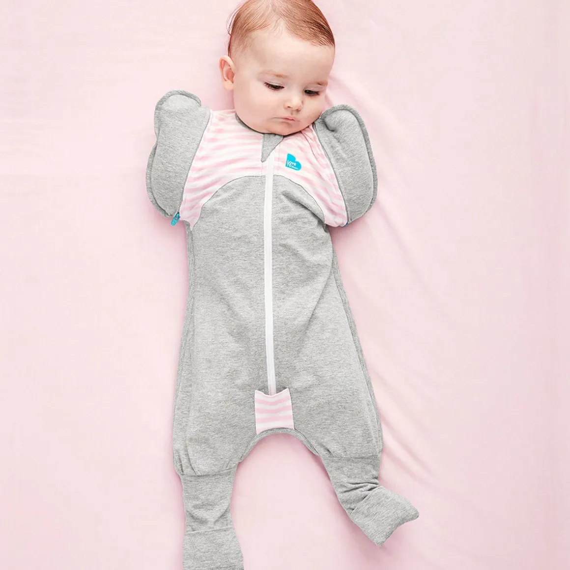 Love to Dream Swaddle UP Transition Suit, 1.0 TOG, Medium - Pink