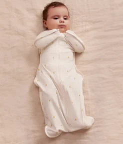 Love To Dream Swaddle UP Vicscose from Bamboo 1.0 TOG, Small - Cream Lemons