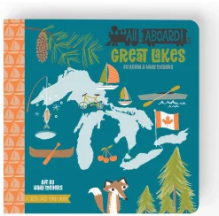 Lucy Darling Board Book - All Aboard Great Lakes: A Seek and Find Book