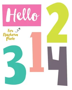 Lucy Darling Monthly Stickers - Little Miss Number Cruncher