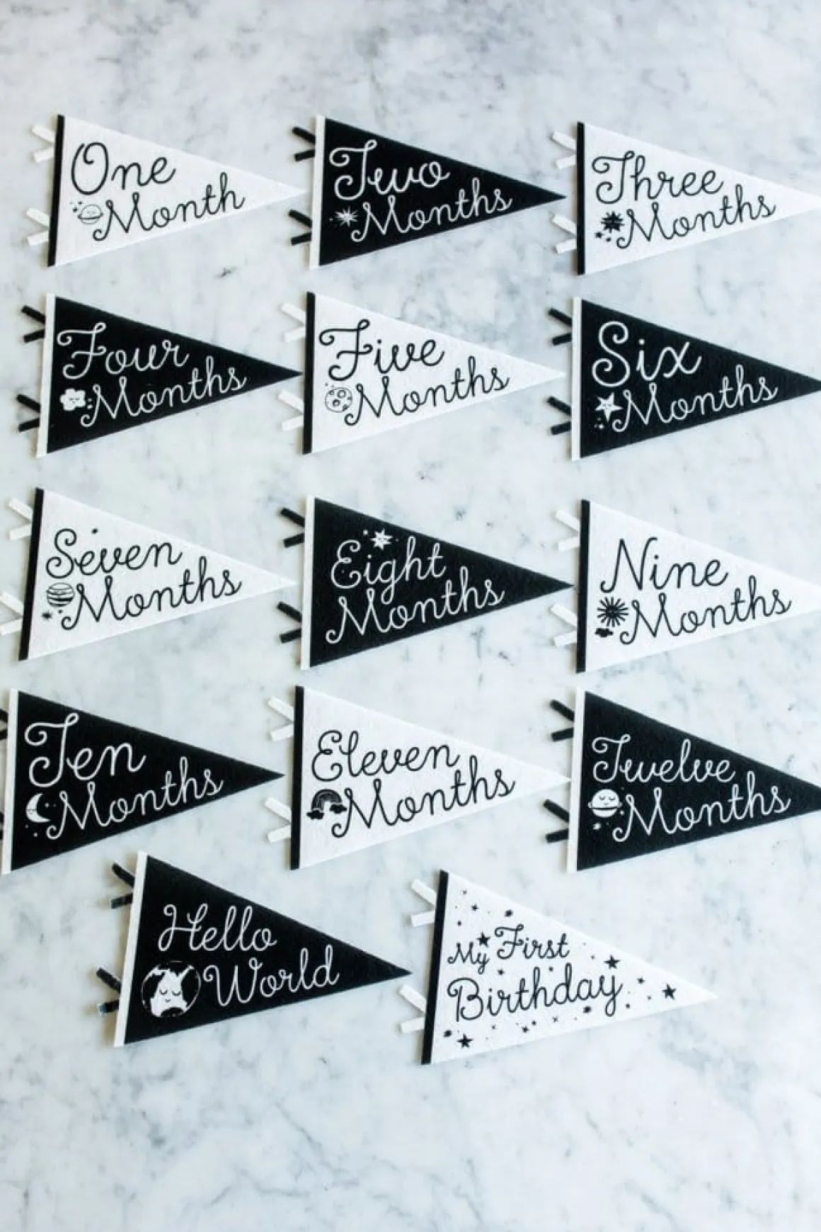 Lucy Darling Petit Milestone Pennant - Little Stargazer