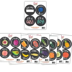 Lucy Darling Pregnancy Belly Stickers - Growing Garden