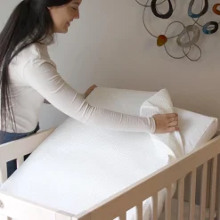 Lullaby Earth Breathe Safe Air Waterproof Crib Mattress Pad