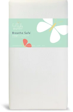 Lullaby Earth Breathe Safe 2-stage Crib Mattress - White