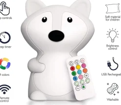 LumieWorld LumiPets Fox Night Light + Remote