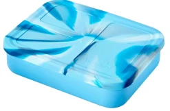 LunchBots Large Build-A-Bento Lunch Box, 4 cups - Blue Whale