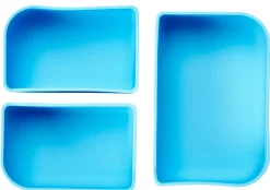 LunchBots Medium Build-A-Bento Lunch Box, 3.6 cups - Ocean