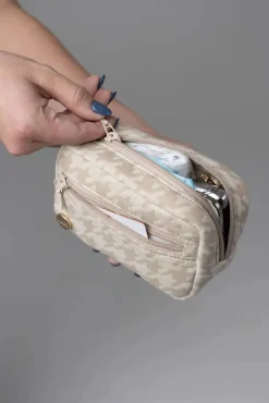 Mabē Monarch Accessory Bag - Houndstooth