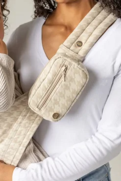 Mabē Monarch Accessory Bag - Houndstooth
