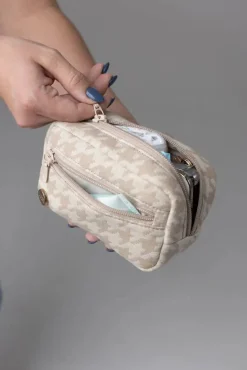 Mabē Monarch Accessory Bag - Houndstooth