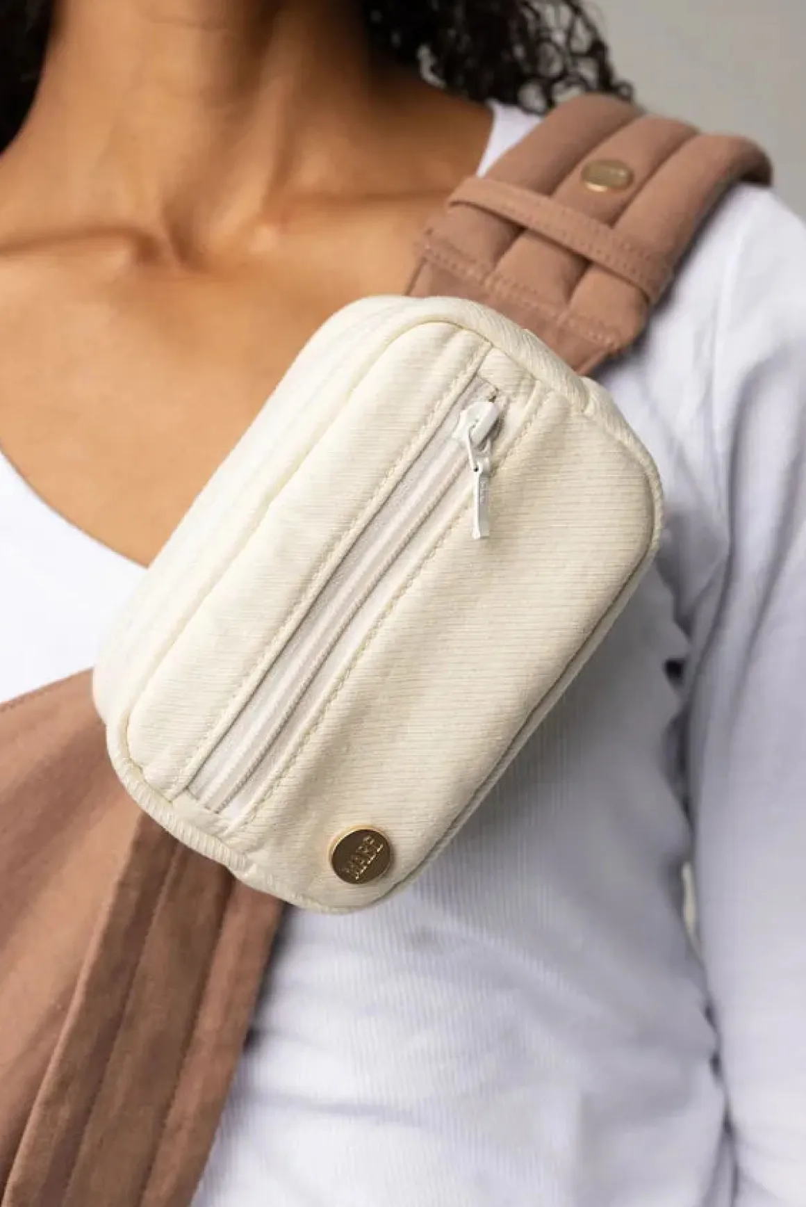 Mabē Monarch Accessory Bag - Natural Ivory