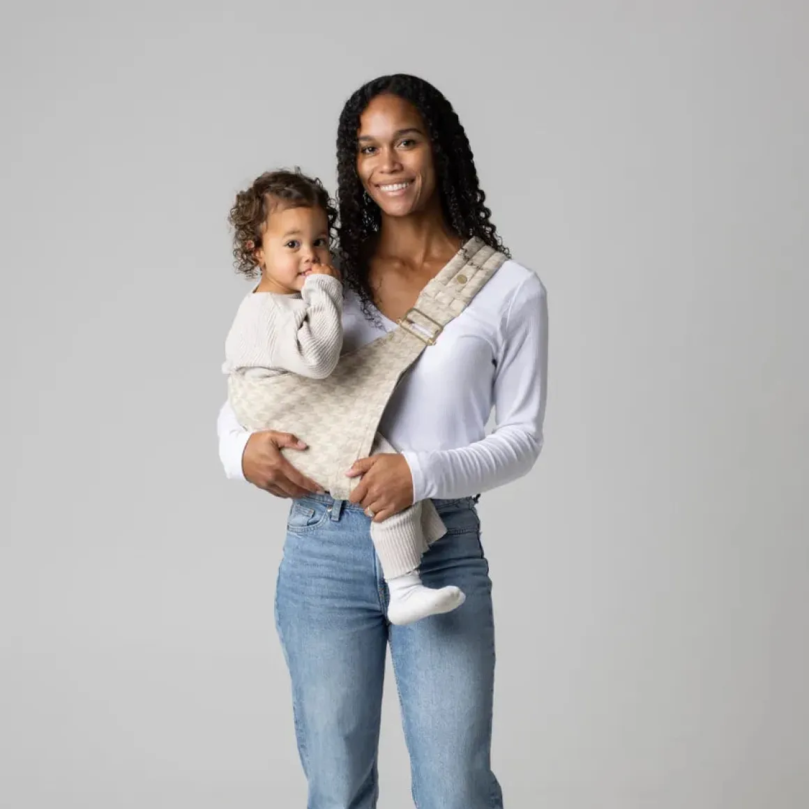 Mabē Monarch Toddler Sling - Houndstooth