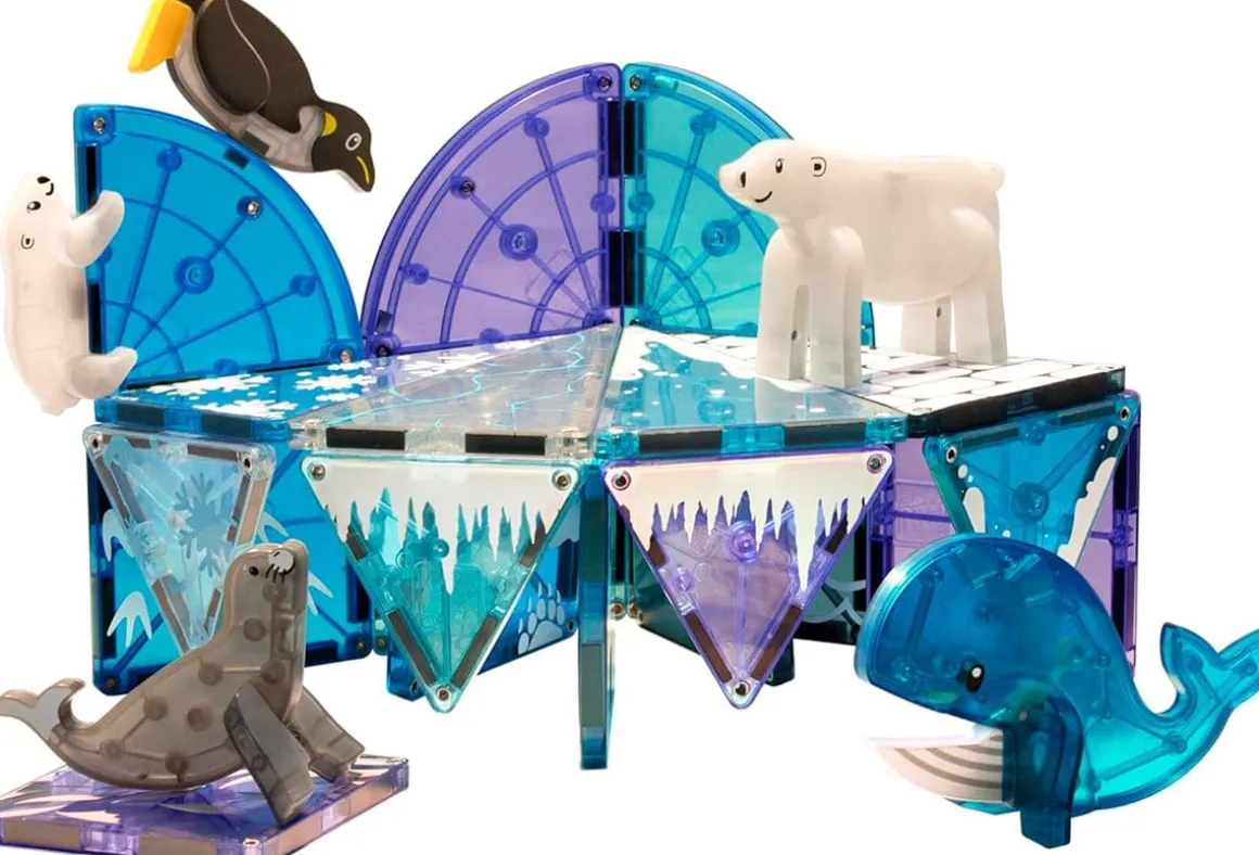 Magna-Tiles Arctic Animals, 25-Piece Set