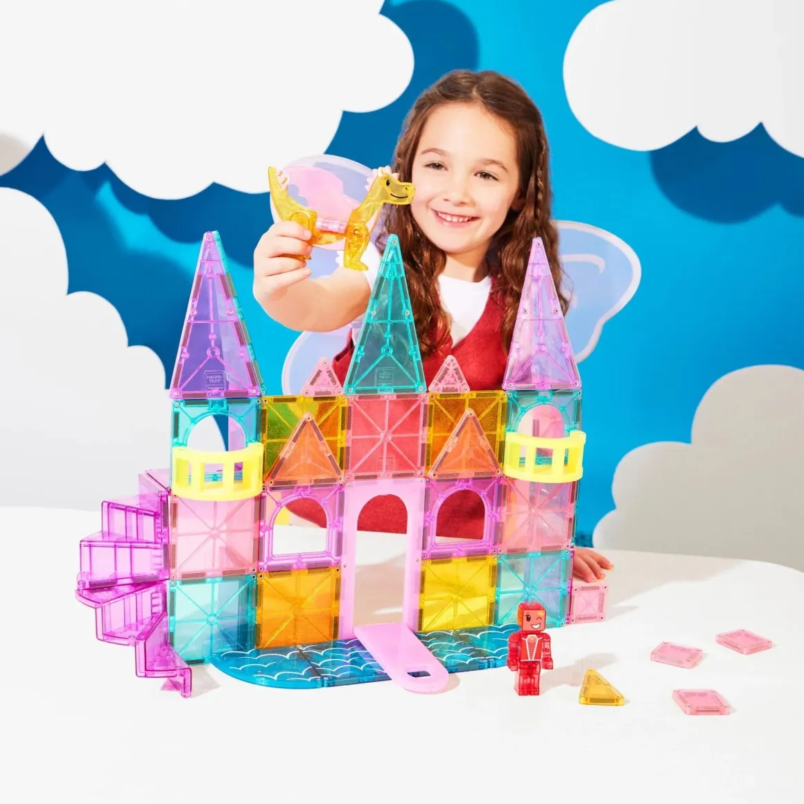 Magna-Tiles Castle Deluxe, 48 Piece Set
