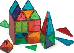 Magna-Tiles Clear Colors, 100 Piece Set