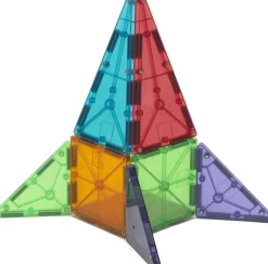 Magna-Tiles Clear Colors, 32 Piece Set