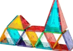 Magna-Tiles Clear Colors, 32 Piece Set