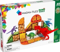 Magna-Tiles Dino World, 40-Piece Set