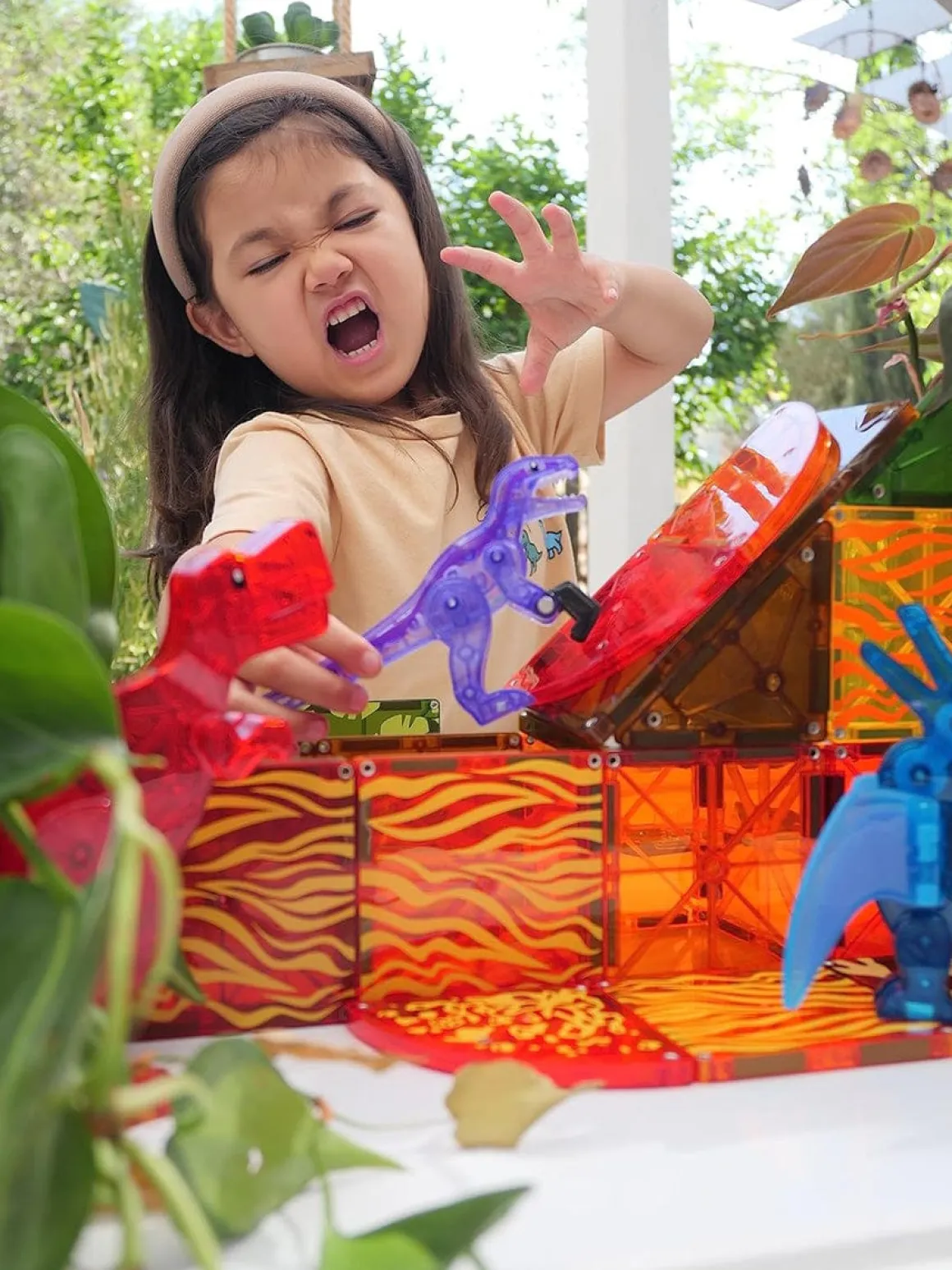 Magna-Tiles Dino World, 40-Piece Set