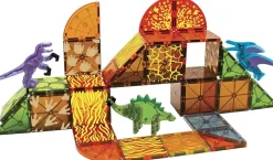 Magna-Tiles Dino World, 40-Piece Set