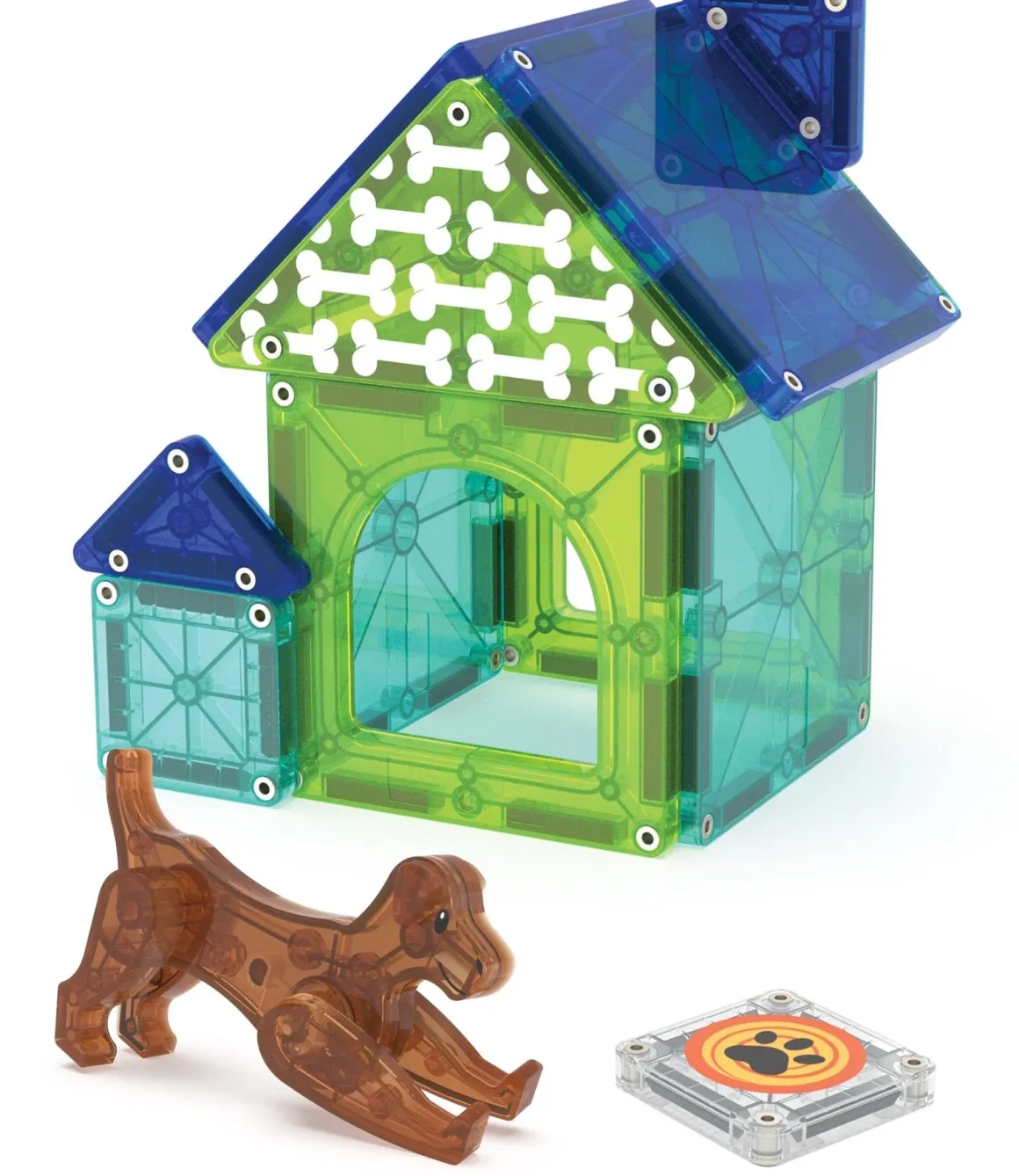 Magna-Tiles Dog House, 13 Piece Set
