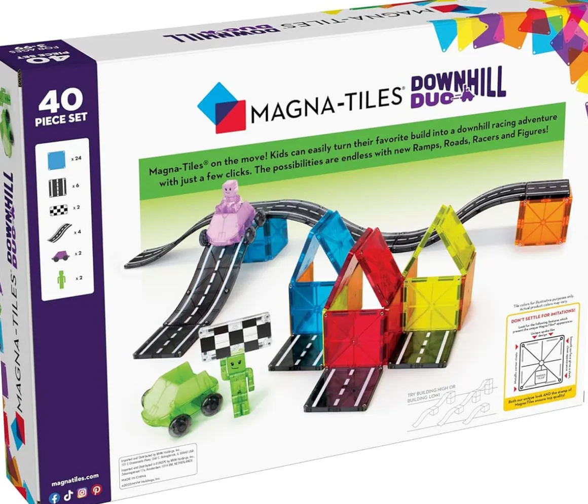 Magna-Tiles Downhill Duo, 40-Piece Set