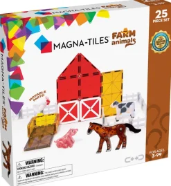 Magna-Tiles Farm Animals, 25-Piece Set