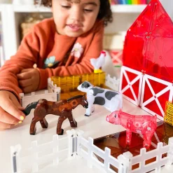 Magna-Tiles Farm Animals, 25-Piece Set