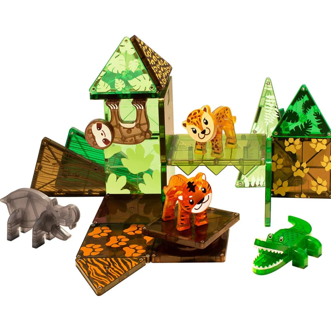 Magna-Tiles Jungle Animals, 25-Piece Set