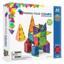 Magna-Tiles microMAGS Combo, 62 Piece Set